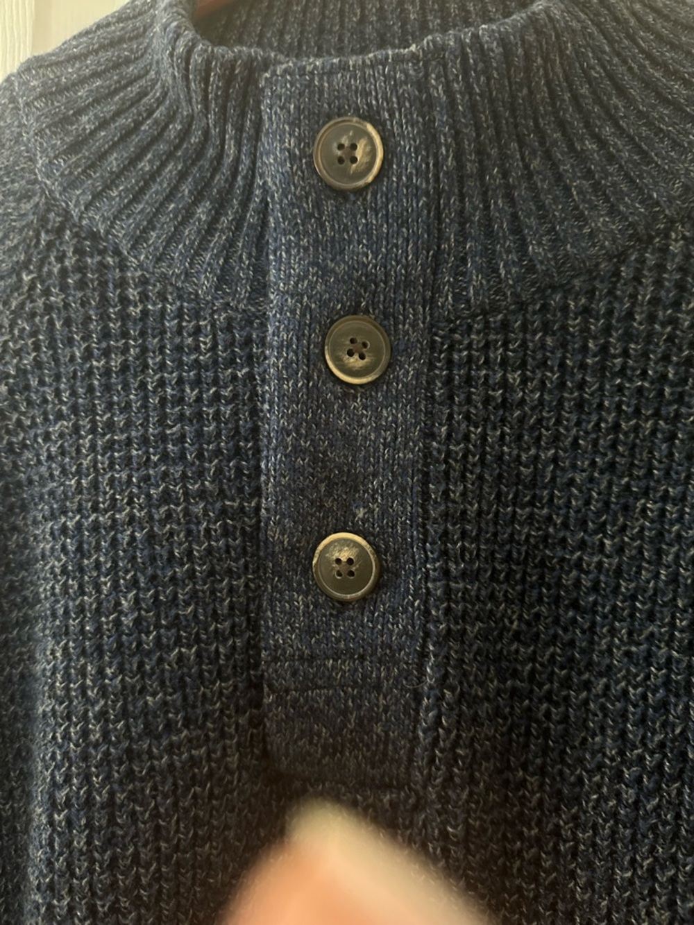 Men's Navy Weatherproof Vintage Sweater XL - Picture 3 of 6